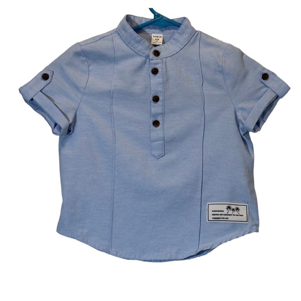 Boys  Set of 3 Short Sleeve Shirt Size 4Yrs - Picture 9 of 11